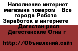 Наполнение интернет магазина товаром - Все города Работа » Заработок в интернете   . Дагестан респ.,Дагестанские Огни г.